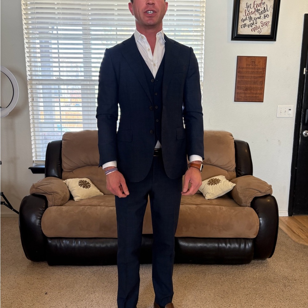 Suitsupply Blue Tailored Suit